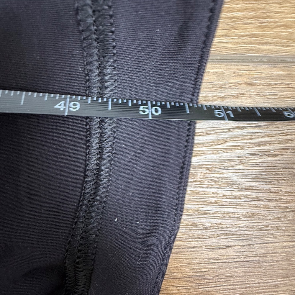 Athleta Modal Full Length Robe Black S/M Open Front Soft Pockets Lightweight - Picture 9 of 9